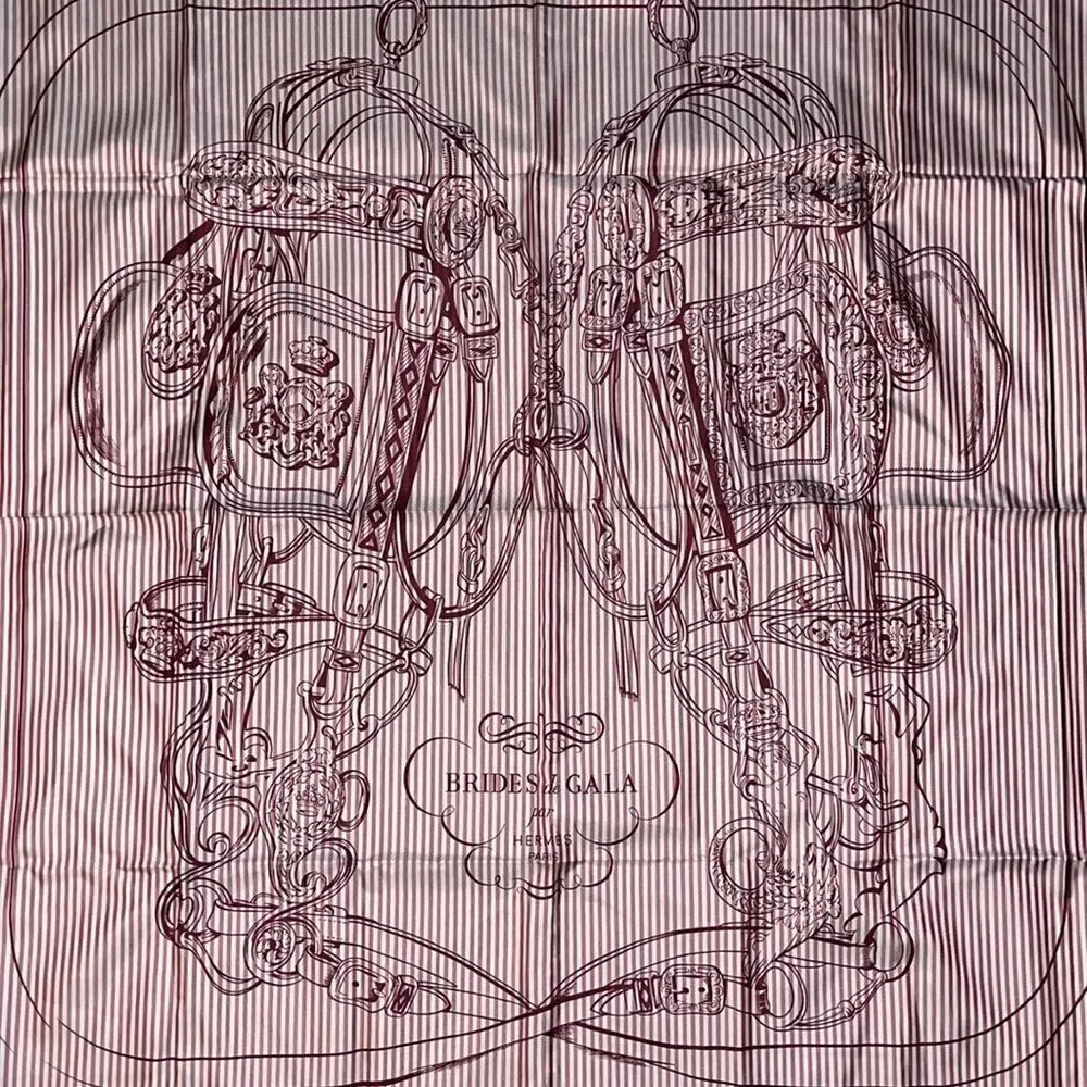 Hermes Bridges de Galla Large Silk Scarf‎